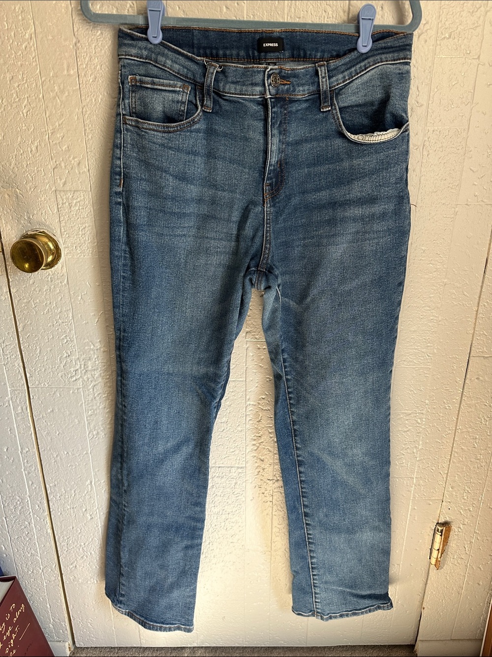 Express mid rise bootcut jeans sz 14